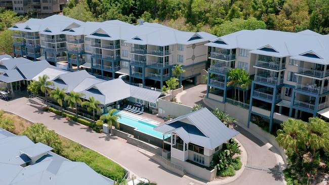 Aerial view of the newly-acquired Club Wyndham Airlie Beach.