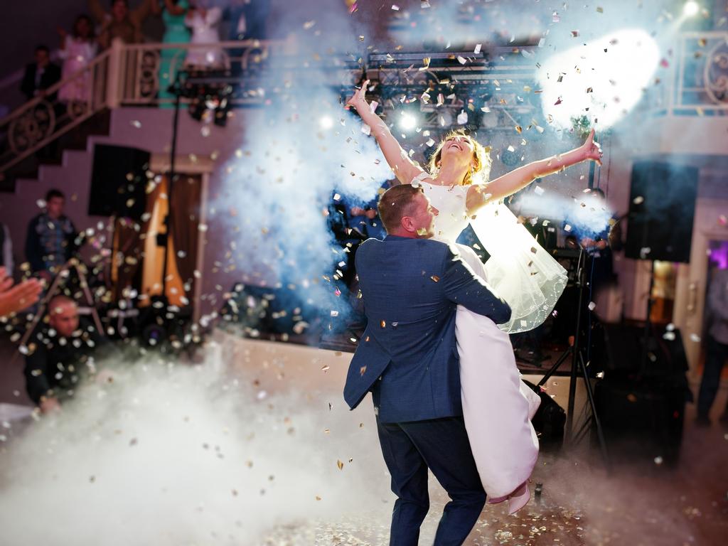 Dancing may be allowed at private functions such as weddings.