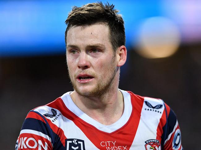 Luke Keary concussed.  NRL R14 Sydney Roosters v Melbourne Storm at the SCG  . Picture: NRL Photos/Gregg Porteous