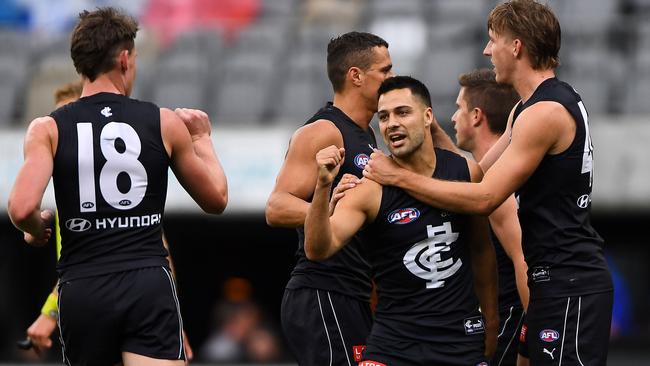 Michael Gibbons has made the most of his AFL opportunity with Carlton.