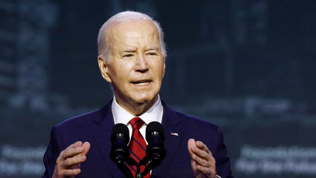 US President Joe Biden’s signature climate and industry reforms have contributed to a diabolic fiscal situation. Picture: AFP