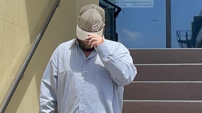 Victor James Tetley pleaded guilty to having sex with a dog in Mackay in 2022. He sent a video of the act to a random teen over social media. Picture: Janessa Ekert