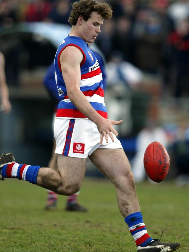 Shannon Hurn in action for Central District in 2005.