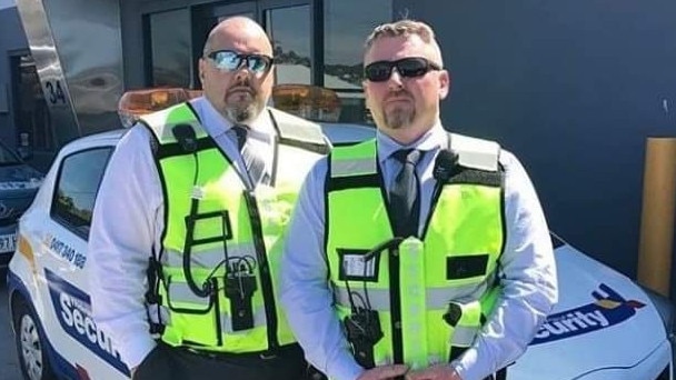 Thomas Paul Security director Matt Radford and GM Cassidy Jelfs. Picture: Facebook