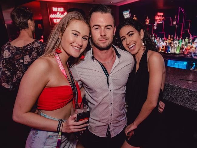 Grace Wentworth, Hayden Allen and Emily Theo.