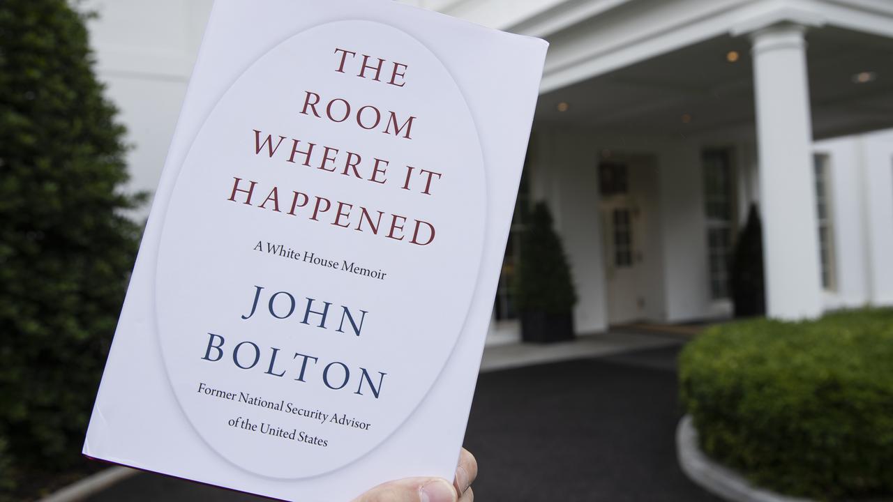 John Bolton’s book has caused quite the stir. Picture: Alex Brandon/AP