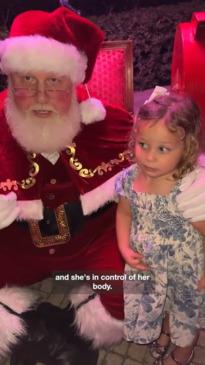 Santa goes viral for important message about consent