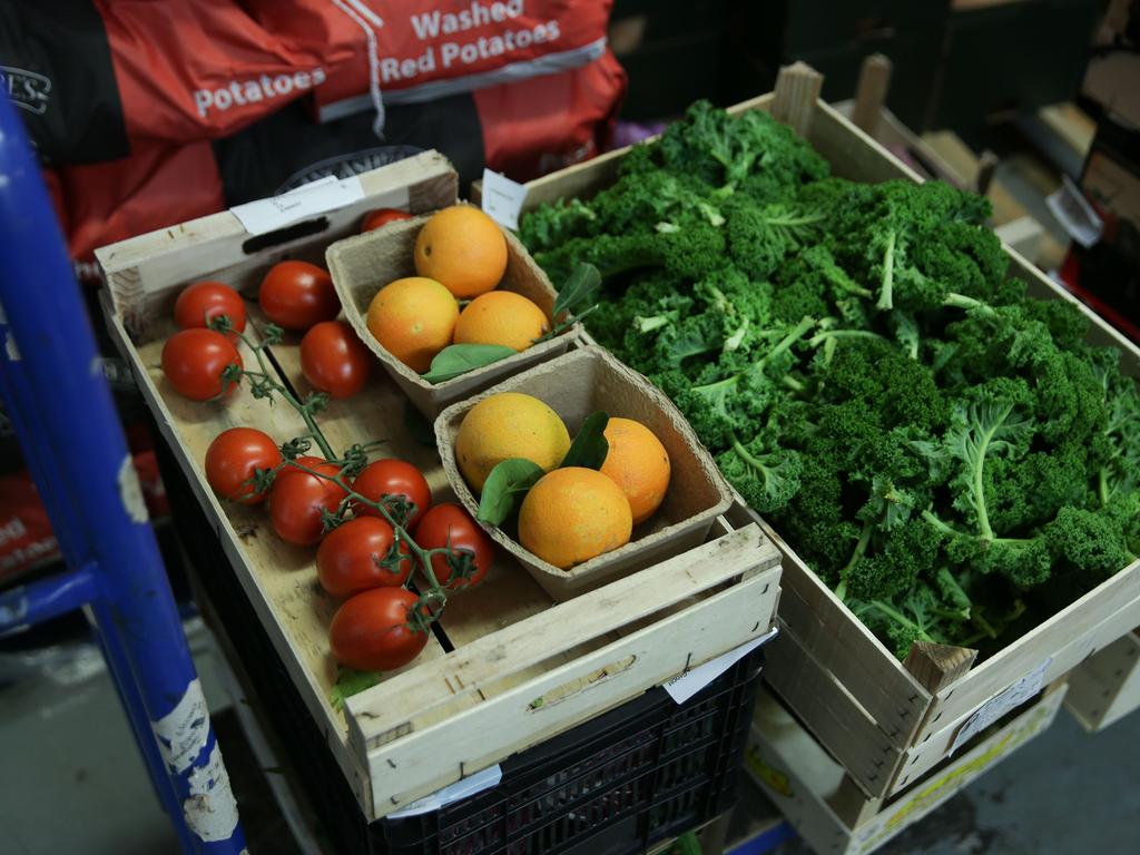 There are fears a no deal Brexit could lead to delays of fresh food in the UK, where one third of the food comes from Europe. Picture: Daniel LEAL-OLIVAS / AFP.