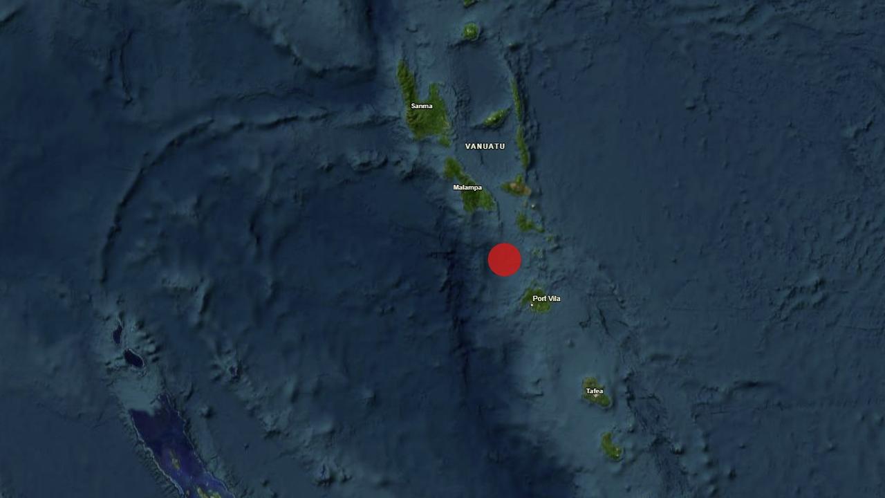 A magnitude 6.4 earthquake has struck Vanuatu. Picture: Supplied