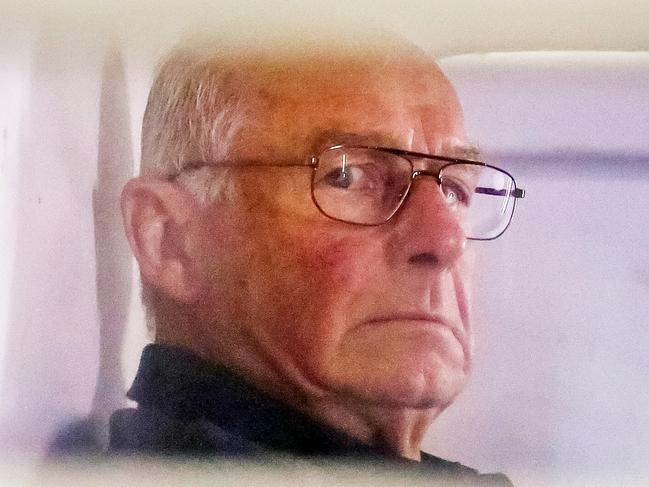 Craig Greenhill's Walkley Award finalist image for News Photography, "Roger Rogerson" - Roger Rogerson inside a police truck being taken into Bankstown Court to face charges relating to the murder of Jamie Gao.  Picture Craig Greenhill