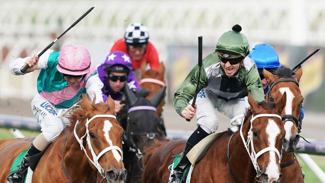 Jockey Jye McNeil rides Kings Will Dream to victory.