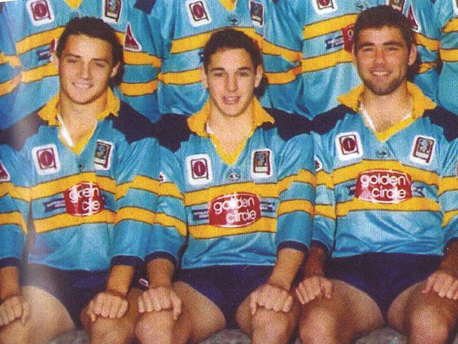 Cooper Cronk, Billy Slater, Cameron Smith and Greg Inglis (not pictured) came through the Devils’ system. Picture: Billy Slater’s autobiography