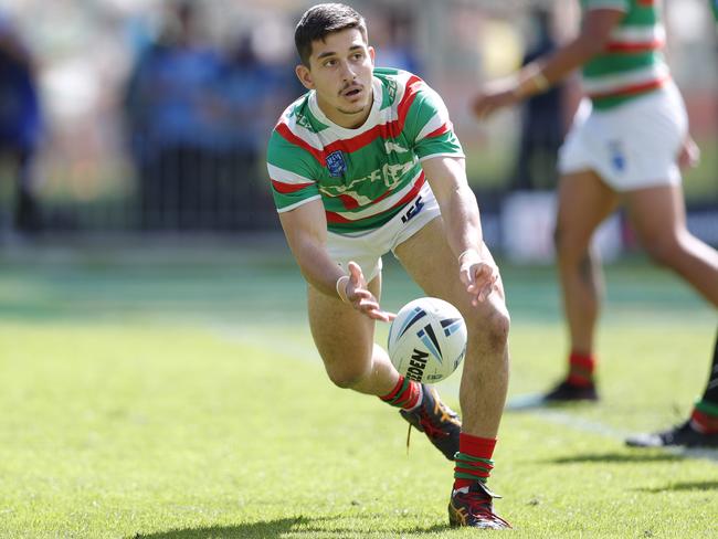 Peter Mamouzelos in action for South Sydney Picture: Bryden Sharp