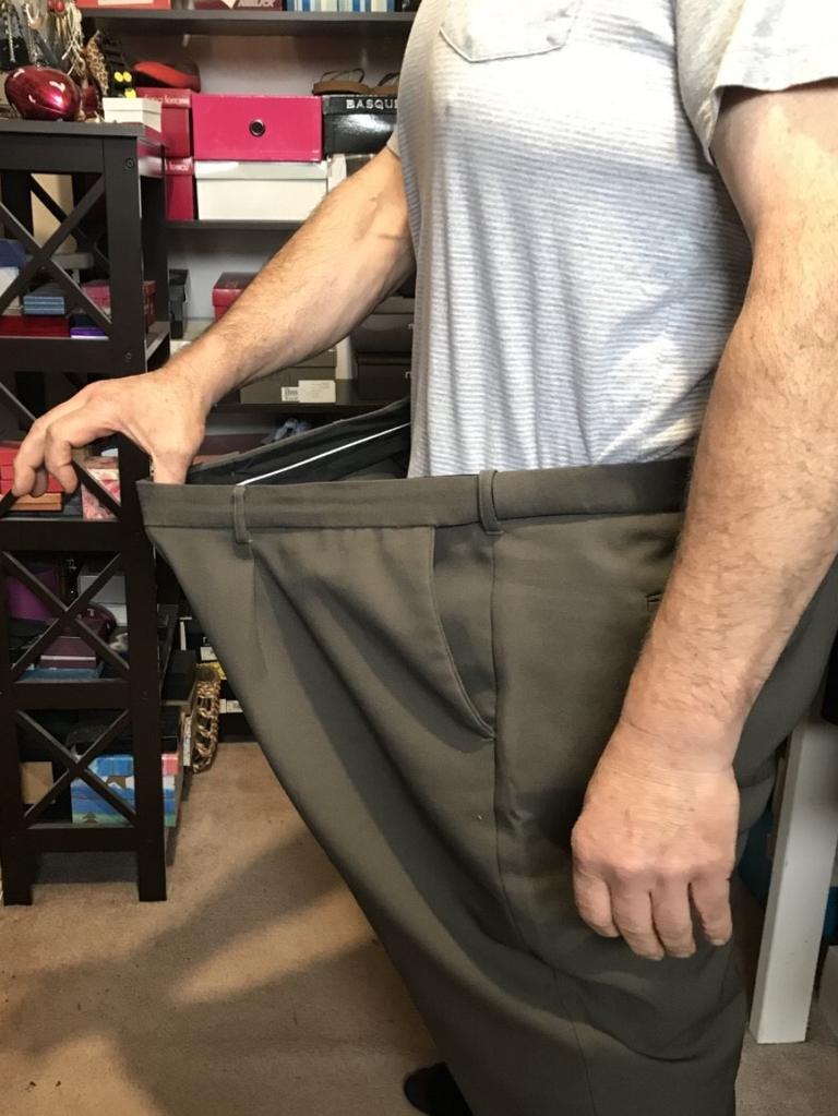 He went on to lose a staggering 83kgs with the help of Jenny Craig.