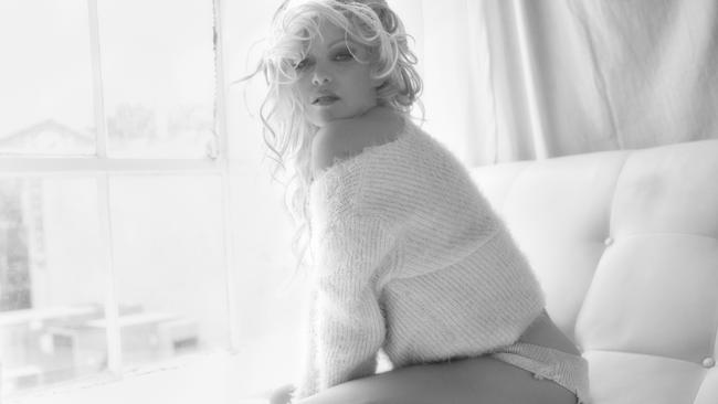 Pamela Anderson was an open book when she sat down for a chat with the Bulletin. Picture: Antoine Verglas