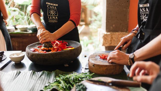 Bali’s Casa Luna Cooking School.