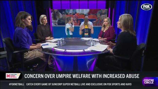 Concerns over umpire welfare in netball