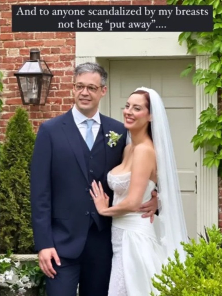 Eva Amurri on her wedding day...