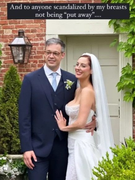 Eva Amurri on her wedding day...