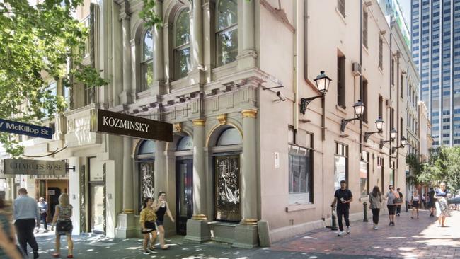 Bourke Street’s Kozminsky building will be the new home of Hopetoun Tea Rooms. Picture: Supplied