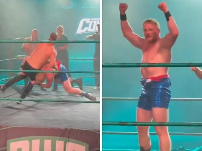 James Graham made his pro wrestling debut. Photo: X.