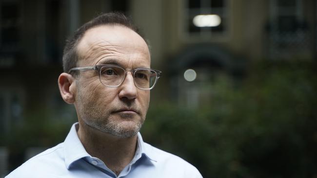 Ex-leader of the Greens Adam Bandt is also out of a job after losing his seat to Labor. Picture: NewsWire / Valeriu Campan