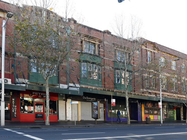 Buildings along Oxford St in Darlinghurst will be revitalised. Picture: Sam Ruttyn