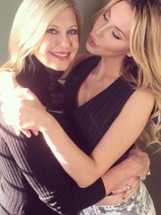 Chloe Lattanzi has been helping mum Olivia Newton John. Picture: Instagram