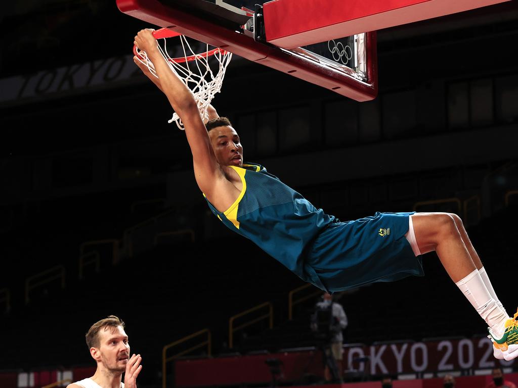 Tokyo Olympics: Patty Mills takes over as Australian Boomers edge Germany  to go undefeated in pool stage