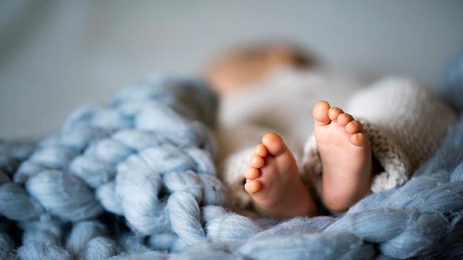 A generic photo of a baby, who is not the newborn referred to in this article.