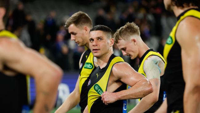 Count the Tigers out – they won’t make it. Picture: Dylan Burns/AFL Photos