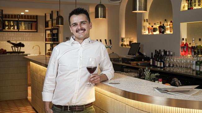 Paloma Bar and Pantry bar manager Luke Flemming. Picture: AAP/MIKE BURTON.