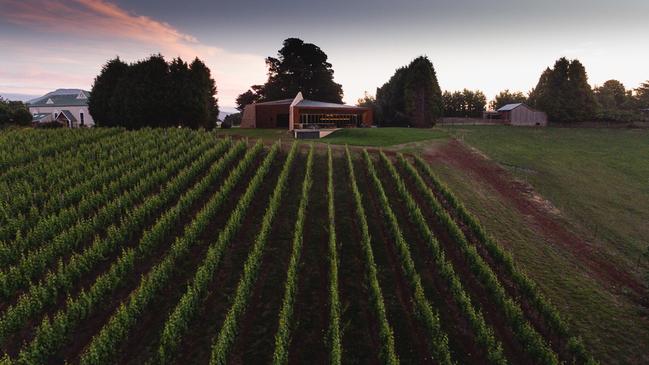 Clover Hill’s sparkling which is produced at the winery in Lebrina, in the state’s North-East, was recently awarded five stars by Halliday Wine Guides. Picture: SUPPLIED