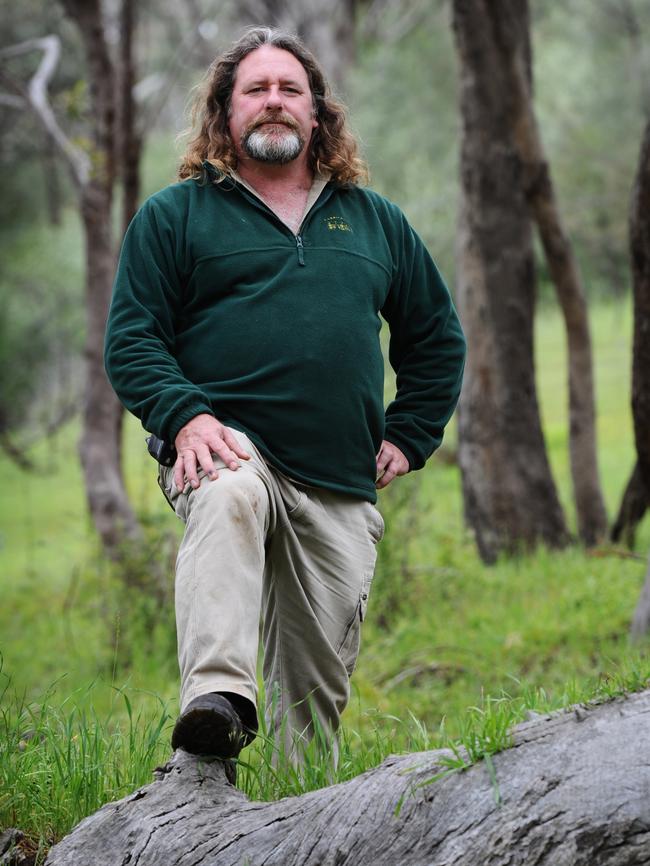 Researcher Neil Waters of the Thylacine Awareness Group of Australia. Picture: Michael Marschall