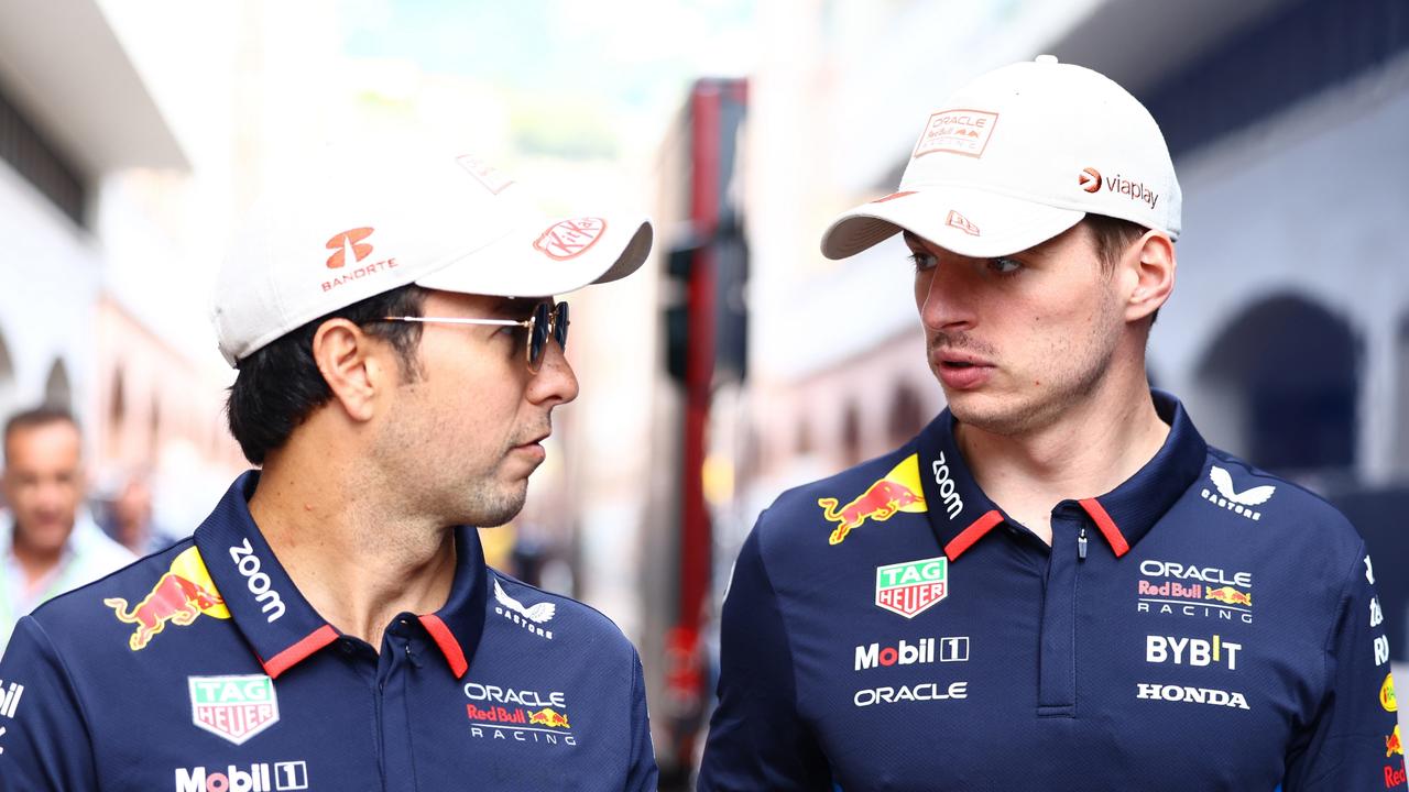 Sergio Perez will partner Max Verstappen for another two years. (Photo by Mark Thompson/Getty Images)
