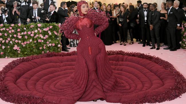 Cardi B attends The 2019 Met Gala Celebrating Camp: Notes on Fashion. Picture: Neilson Barnard/Getty Images