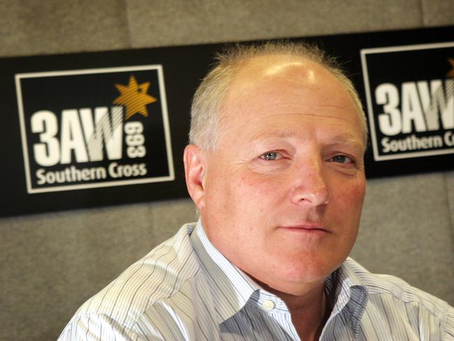 Graham Mott during his time at 3AW.