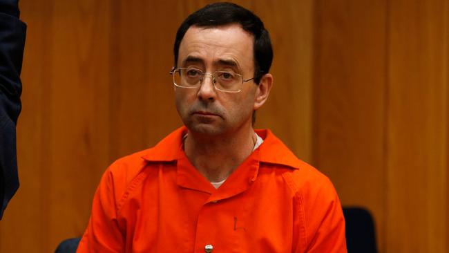 Former doctor at Bela and Martha Karolyi’s Texas training ranch, Larry Nassar, is serving a lengthy prison sentence for sexual offences against children. Picture: AFP