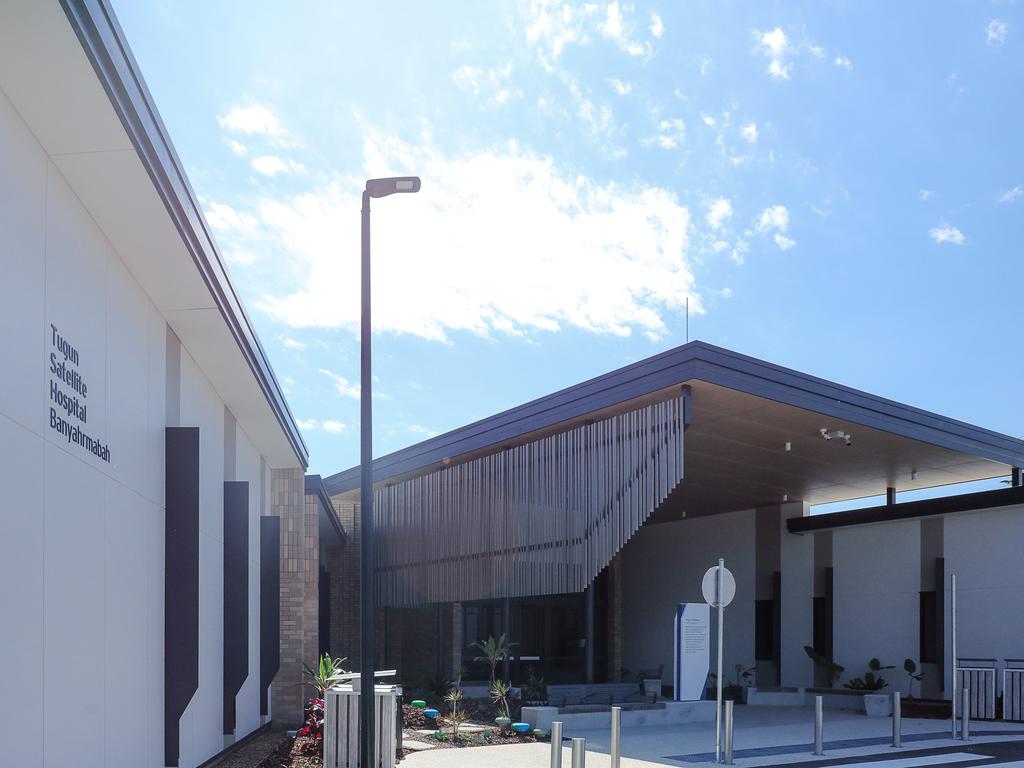 The front entrance of the Tugun Satellite Hospital. Picture: Glenn Campbell