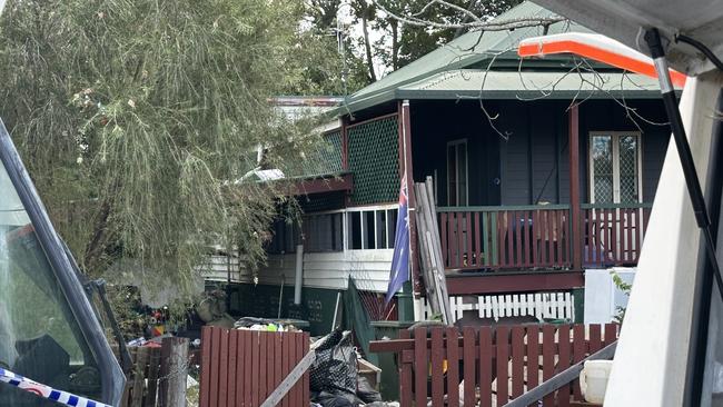 Police have established a crime scene at a property in Gin Gin in their search for Pheobe. Picture: Lexa Smith