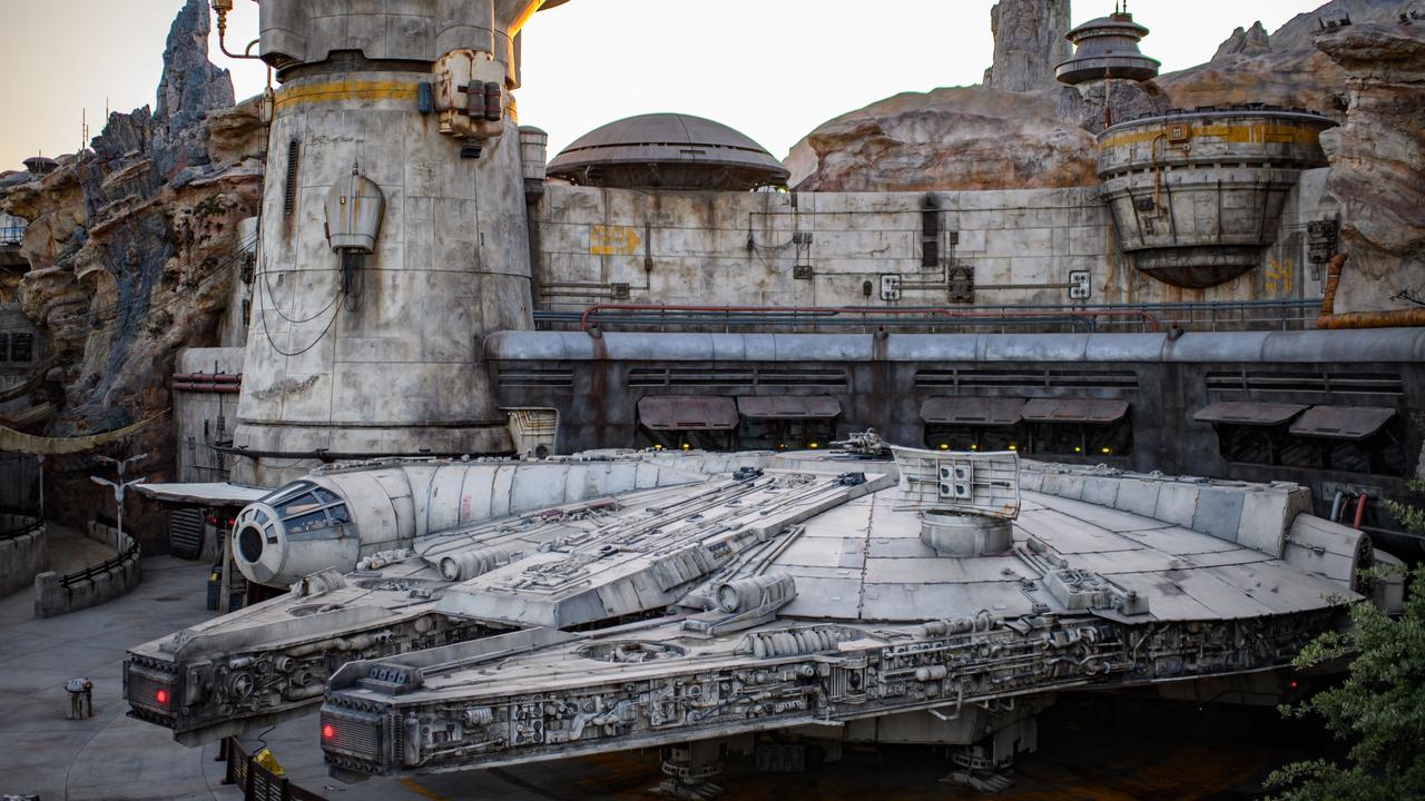 Guests will discover two signature attractions. Millennium Falcon: Smugglers Run (pictured) and Star Wars: Rise of the Resistance, opening later this year. Picture: Richard Harbaugh/Disney Parks.