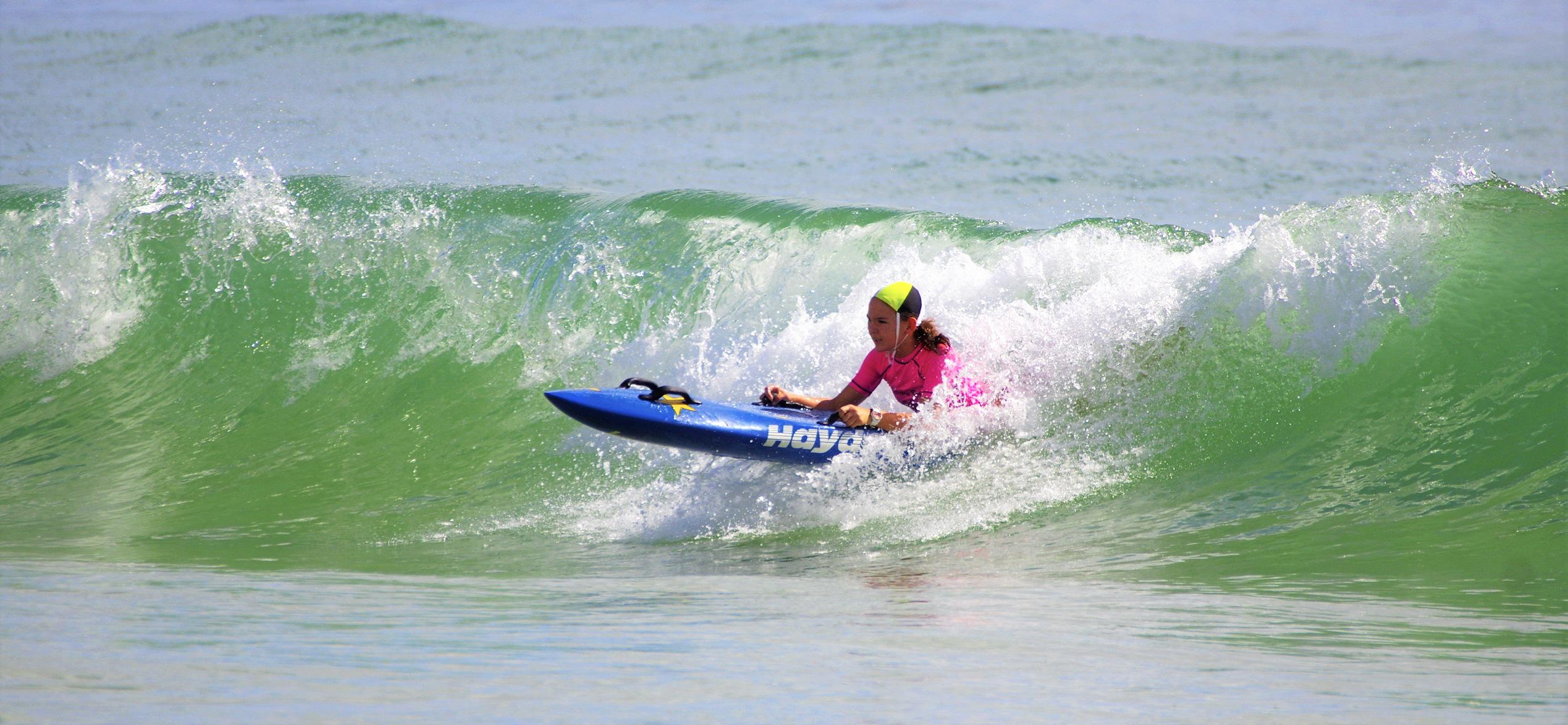 Emily Schooth (u12) winning her event. Picture: Garry Hewitt