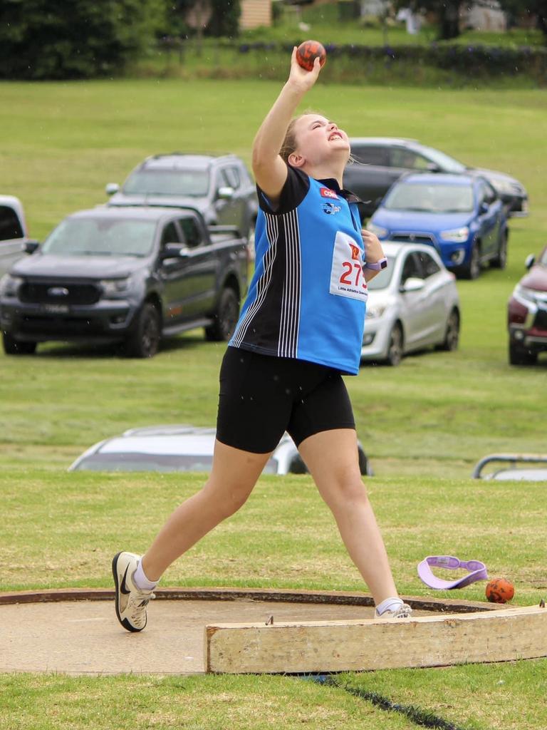 Emily Carrigan is a talented thrower on the rise.