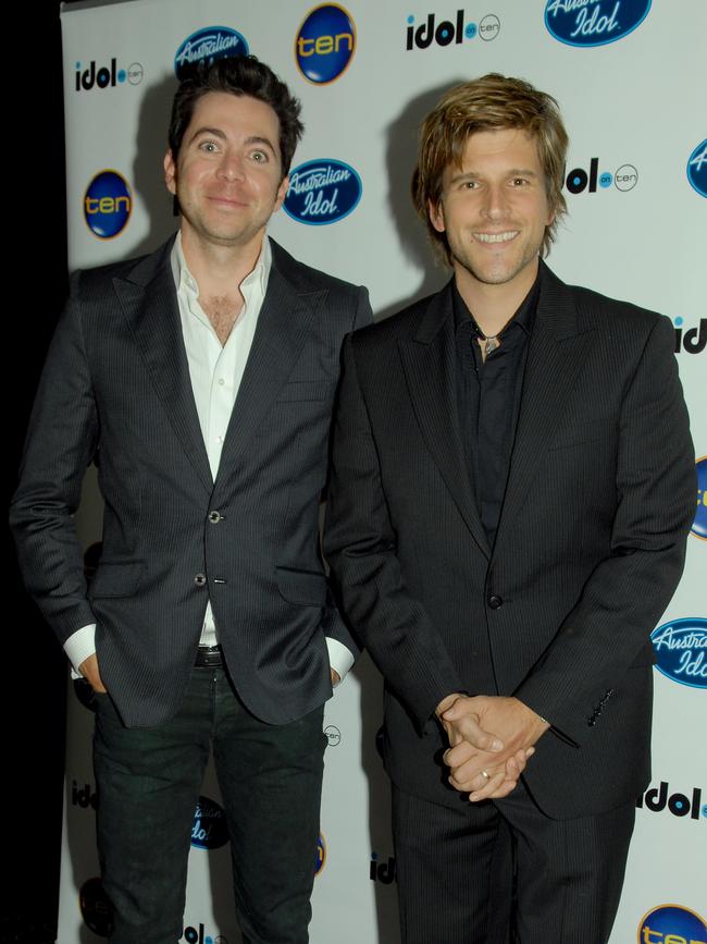He rose to fame hosting Australian Idol in the 2000s with James Mathison. Picture: Ruth Schwarzenholz/Getty Images