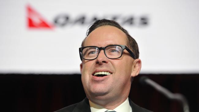 Qantas CEO Alan Joyce has pocketed a $24 million bonus. Picture: AAP Image/Joel Carrett