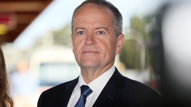 Federal Opposition Leader Bill Shorten has been criticised over his stance on the Adani coal mine. Picture: Colin Murty