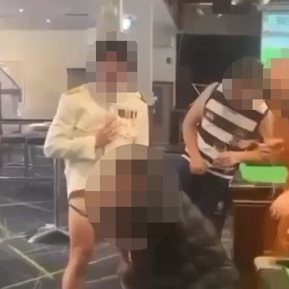 Shocking footage of a suburban football club’s post-season celebrations has emerged. Picture: Supplied