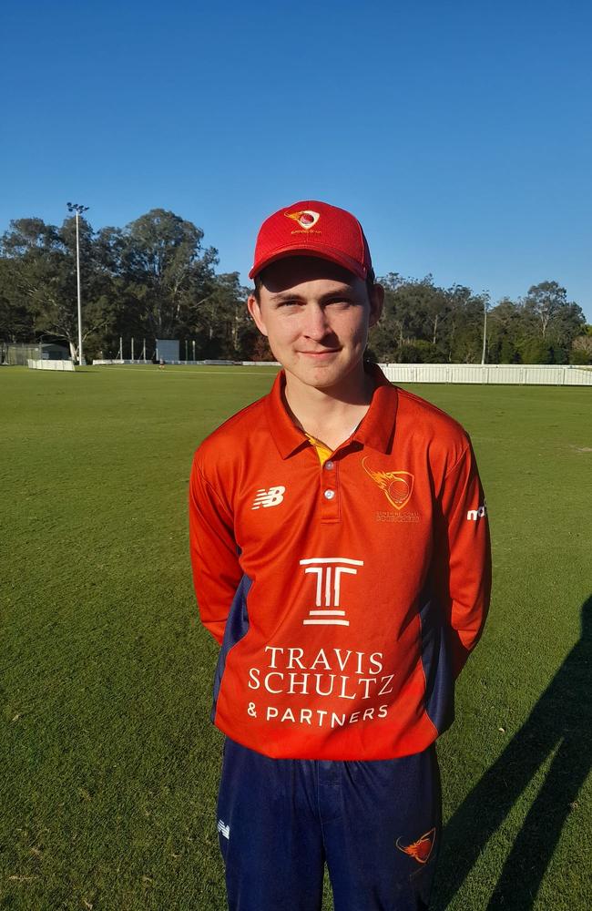 Rising Sunshine Coast cricketer Malakai Pearce.