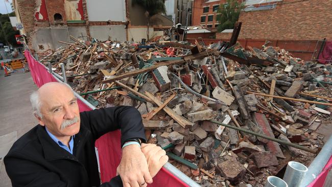 Phil Copsey's family ran the now demolished Corkman Irish pub in the 1940s when it was the Carlton Inn. Picture: Alex Coppel