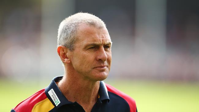 Adelaide Crows coach Phil Walsh was allegedly killed by his son, Cy, in his Somerton Park home. Picture: Morne de Klerk/Getty Images